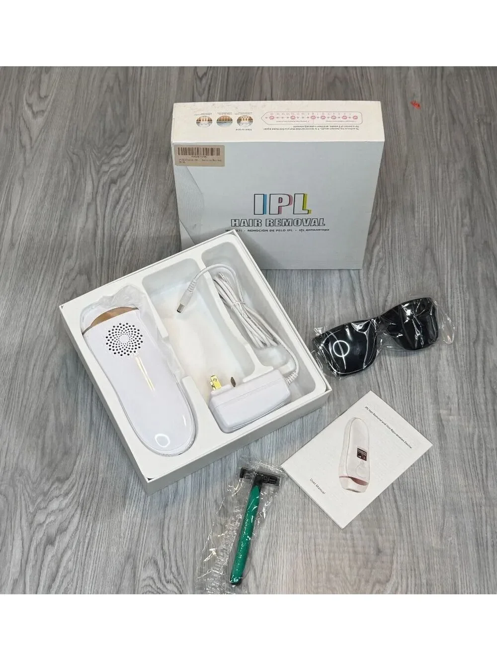 IPL Hair Removal Device Model 990 Whole Body At-Home Hair Remover Kit